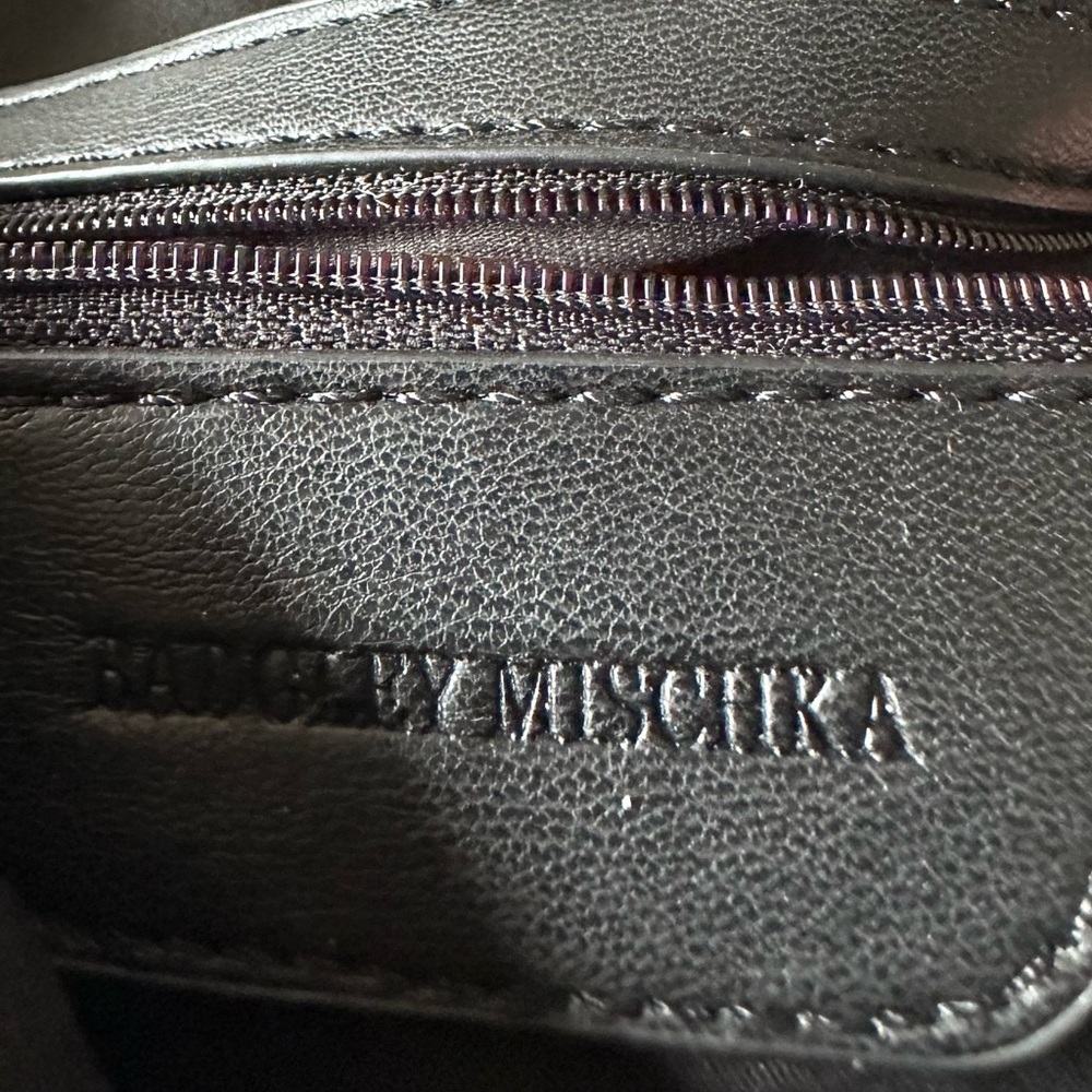 Badgley Mischka Black Quilted Shoulder Bag - Picture 5 of 8